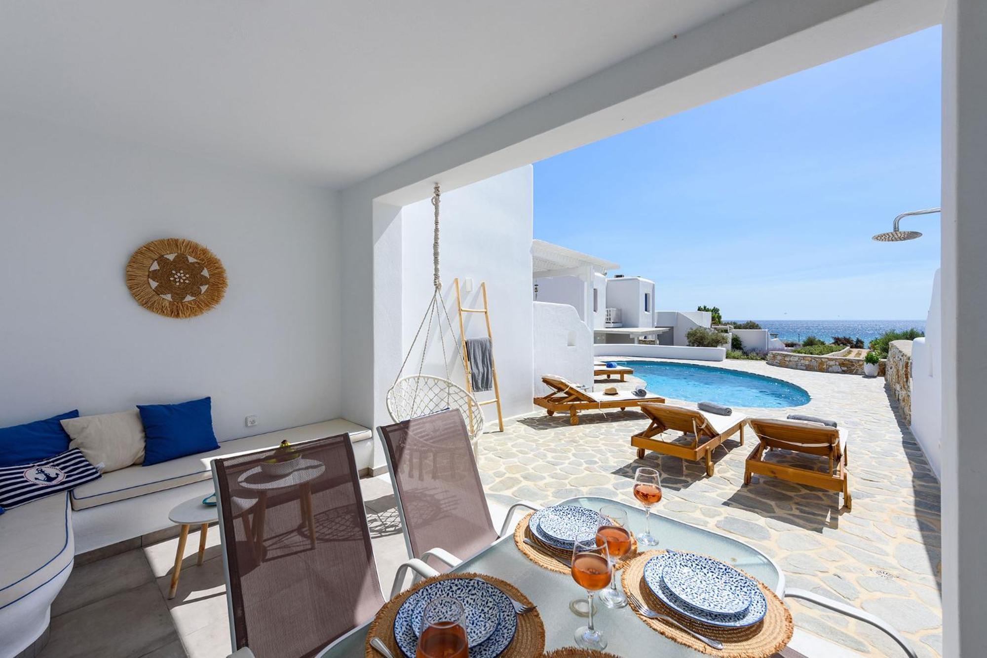Helen Beach Front Luxury Villas Kastrákion Екстериор снимка